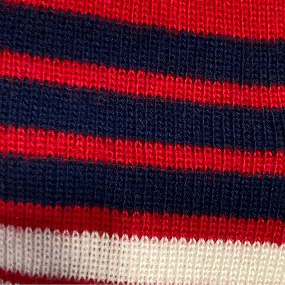 Washington Nationals Red White Blue Beanie Striped Beanie Cap Unisex One Size - Picture 7 of 9